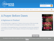Tablet Screenshot of maverickhouse.com